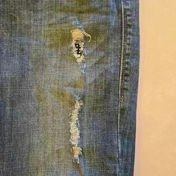 Rock&Republic Womens Berlin Distressed Embellished Stretch Skinny Jeans Size 10 - Picture 4 of 13